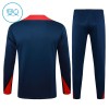 Barcelone Sweat d'Entraînement Quarter-Zip 2024-25 Marine Pour Enfant